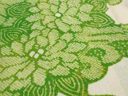 平和屋着物■豪華振袖　絞り　立波花文　正絹　逸品　AABI8328st