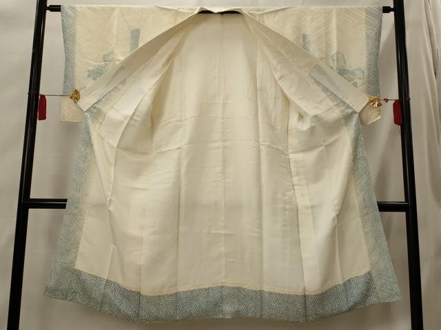 平和屋着物■長襦袢　袷　色紙花文　正絹　逸品　AABI8341st