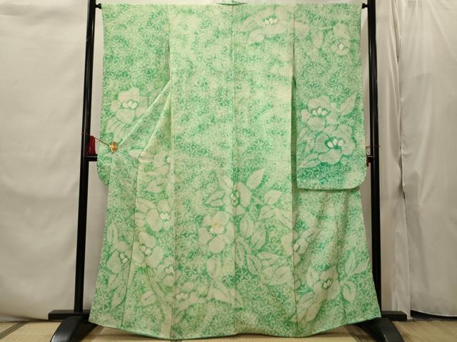平和屋着物■豪華振袖　絞り　草花文　正絹　逸品　AABI8342st