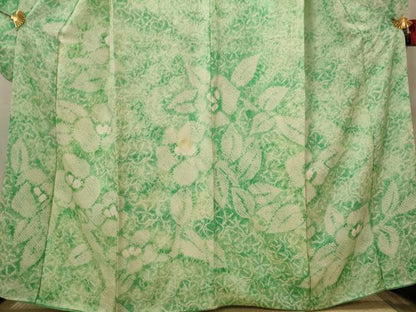 平和屋着物■豪華振袖　絞り　草花文　正絹　逸品　AABI8342st