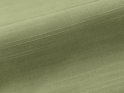 平和屋着物■上質な紬　色無地　鶸茶色　正絹　逸品　AABI8352st