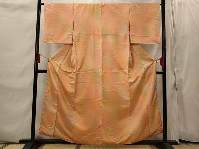 平和屋着物■上質な小紋　流水地紋　暈し染め　正絹　逸品　AABI8364st