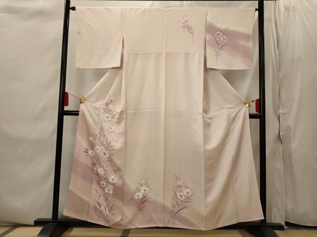 平和屋着物■訪問着　草花文　暈し染め　正絹　逸品　AABI8367st
