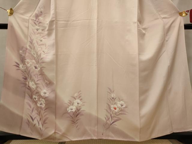 平和屋着物■訪問着　草花文　暈し染め　正絹　逸品　AABI8367st