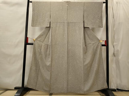 平和屋着物■上質な小紋　霞文　正絹　逸品　AABI8370st