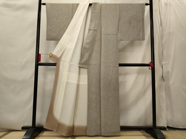 平和屋着物■上質な小紋　霞文　正絹　逸品　AABI8370st