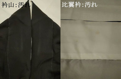 平和屋着物■豪華黒留袖　風景文　金彩　正絹　逸品　AABI8371st