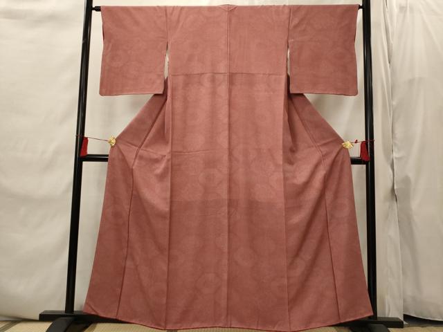 平和屋着物■江戸小紋　内田秀一　蜀江寄せ小紋柄　三越扱い　正絹　逸品　AABI8407st