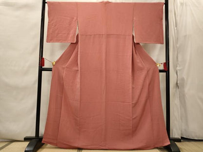 平和屋着物■江戸小紋　作家物　鮫小紋柄　鬼しぼ縮緬　正絹　逸品　AABI8416st