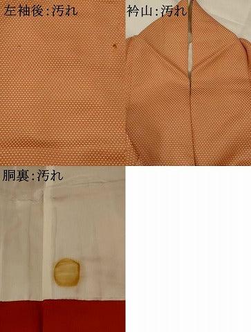 平和屋着物■上質な小紋　幾何学文　正絹　逸品　AABI8417st