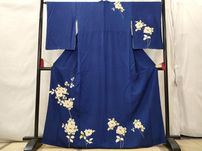 平和屋着物■訪問着　枝花文　正絹　逸品　AABI8418st