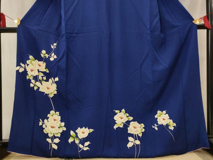 平和屋着物■訪問着　枝花文　正絹　逸品　AABI8418st