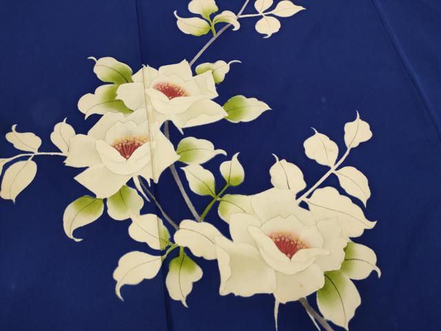 平和屋着物■訪問着　枝花文　正絹　逸品　AABI8418st