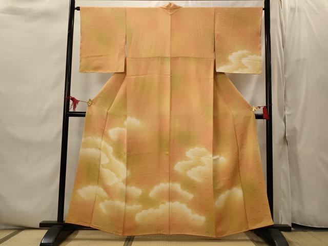 平和屋着物■訪問着　雲取り文様　暈し染め　ますいわ屋扱い　正絹　逸品　未使用　AABI8420st