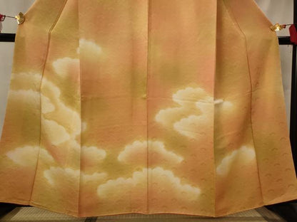 平和屋着物■訪問着　雲取り文様　暈し染め　ますいわ屋扱い　正絹　逸品　未使用　AABI8420st