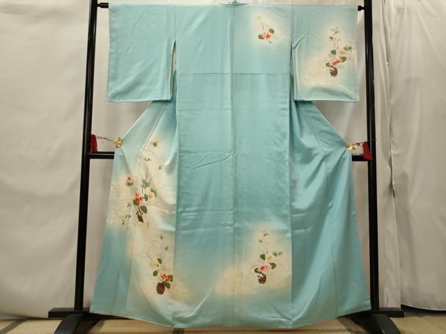 平和屋着物■訪問着　陶器花文　暈し染め　金彩　正絹　逸品　AABI8421st
