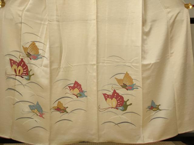 平和屋着物■訪問着　舞蝶文　金彩　正絹　逸品　AABI8422st