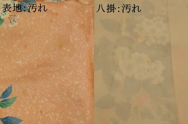 平和屋着物■上質な小紋　草花文　正絹　逸品　AABI8423st