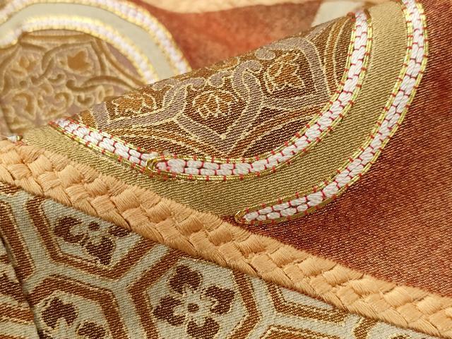 平和屋着物■豪華黒留袖 駒刺繍 花丸絵巻文 金彩 正絹 逸品 AABI8433st