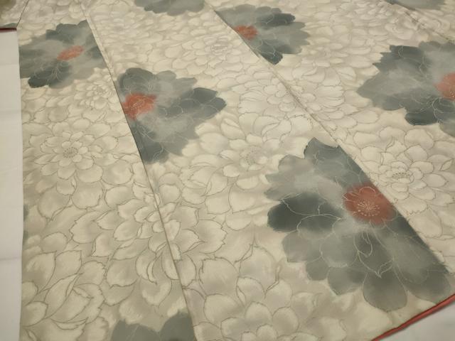 平和屋着物■上質な小紋 花尽し 暈し染め 正絹 逸品 AABI8440st