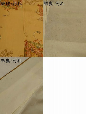 平和屋着物■上質な小紋 扇花文 正絹 逸品 AABI8442st