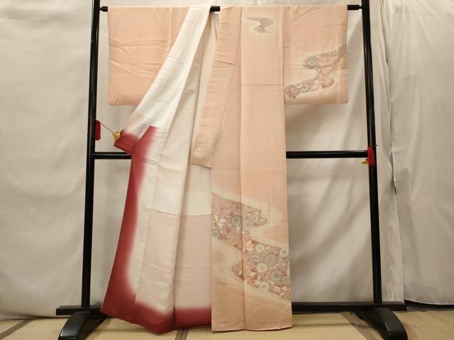 平和屋着物■訪問着　辻が花　暈し染め　正絹　逸品　AABI8463st