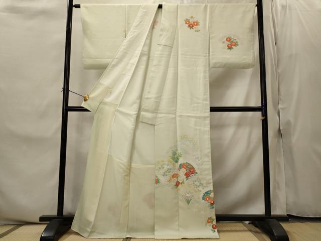 平和屋着物■訪問着　花青海波　正絹　逸品　AABI8466st