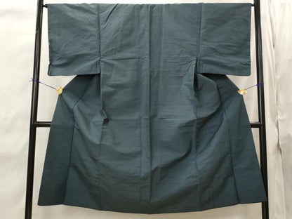 平和屋着物■男性　紬　格子　正絹　逸品　AABI8479st