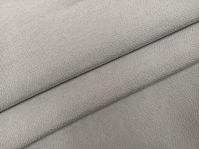 平和屋着物●上質な色無地　潤色　鬼しぼ縮緬　正絹　逸品　AABI8488ph