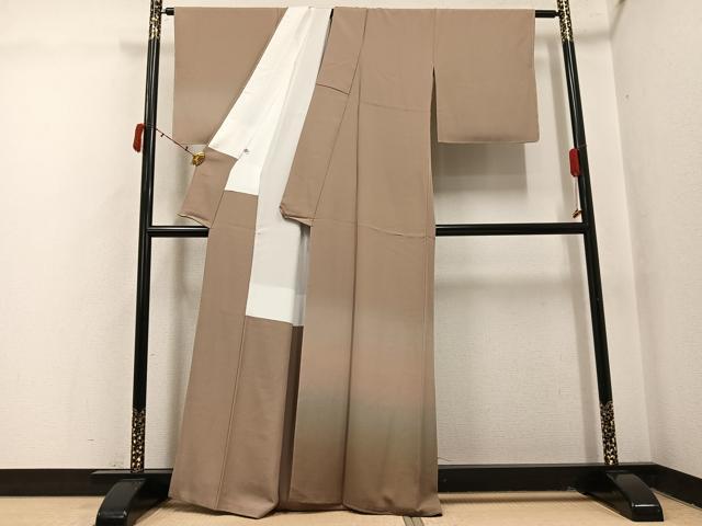 平和屋着物●訪問着　霞文　暈し染め　正絹　逸品　未使用　AABI8492ph