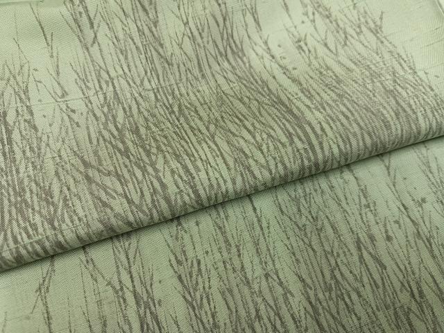 平和屋着物●訪問着　紬地　草木文　正絹　逸品　AABI8497ph