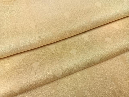 平和屋着物●上質な小紋　青海波地紋　暈し染め　正絹　逸品　AABI8506ph