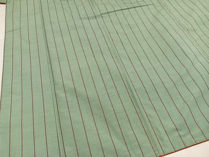平和屋着物●上質な紬　間道　正絹　逸品　AABI8510ph