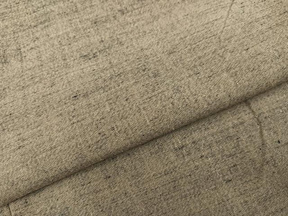 平和屋着物●男性　紬　色無地　利休白茶色　正絹　逸品　AABI8518ph