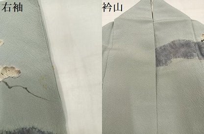 平和屋着物●十日町　名門　滝泰謹製　訪問着　辻が花　絞り　正絹　逸品　AABI8519ph