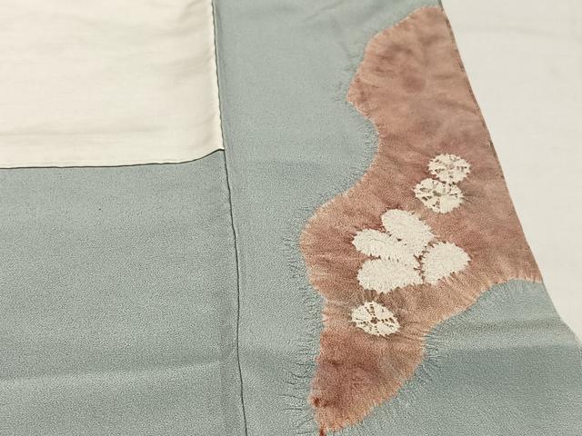 平和屋着物●十日町　名門　滝泰謹製　訪問着　辻が花　絞り　正絹　逸品　AABI8519ph