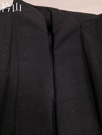 平和屋着物●男性　紬　色無地　藍鉄色　正絹　逸品　AABI8524ph