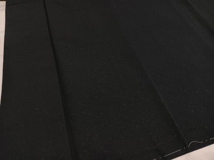 平和屋着物●男性　紬　色無地　藍鉄色　正絹　逸品　AABI8524ph