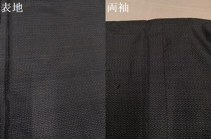 平和屋着物●男性　本場大島紬　100亀甲　総詰め　キングサイズ　正絹　逸品　AABI8527ph