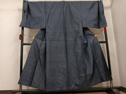 平和屋着物●男性　本場大島紬　100亀甲　総詰め　キングサイズ　正絹　逸品　AABI8527ph