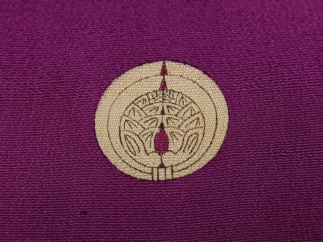 平和屋着物●アンティーク　大正ロマン　色無地　暗紅色　正絹　逸品　AABI8534ph