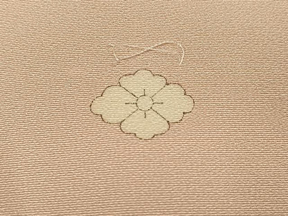 平和屋着物●本加賀友禅作家　牛坂源吾　色留袖　吉祥草花文　正絹　逸品　AABI8540ph