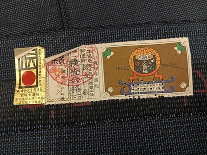 平和屋着物●本場大島紬　アンサンブル　100亀甲　総詰め　証紙付き　正絹　逸品　AABI8544ph