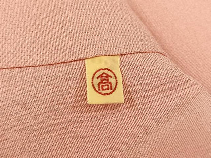 平和屋着物●訪問着　駒刺繍　草花文　金彩　高島屋扱い　正絹　逸品　AABI8555ph