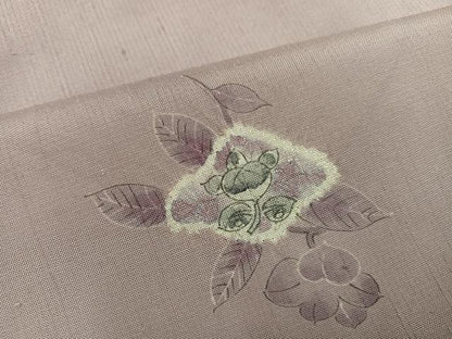 平和屋着物●上質な小紋 紬地 絞り 辻が花 正絹 逸品 AABI8563ph