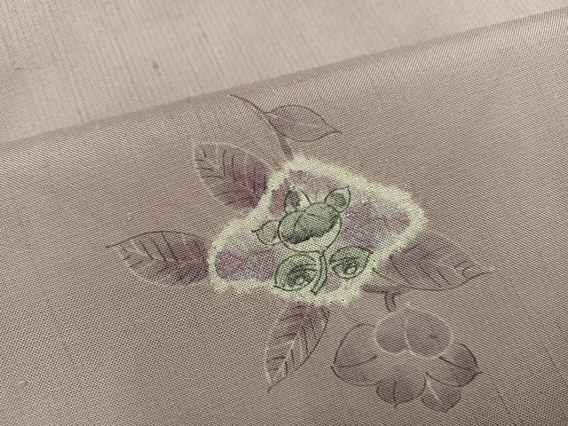 平和屋着物●上質な小紋 紬地 絞り 辻が花 正絹 逸品 AABI8563ph
