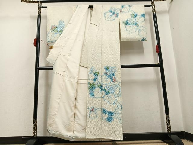 平和屋着物●訪問着 総絞り 桐 正絹 逸品 AABI8564ph