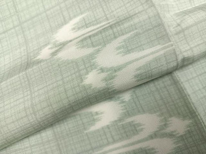 平和屋着物●長襦袢 袷 間道 正絹 逸品 AABI8565ph