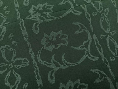 平和屋着物●お召 草花間道 高島屋扱い 正絹 逸品 AABI8566ph