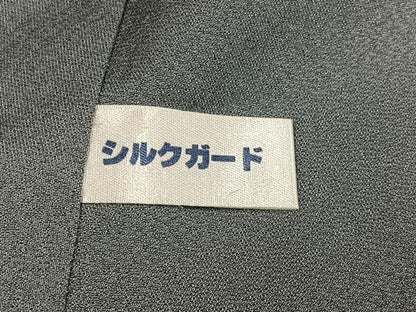 平和屋着物●訪問着　作家物　本苔染　草花文　暈し染め　金彩　正絹　逸品　AABI8588ph